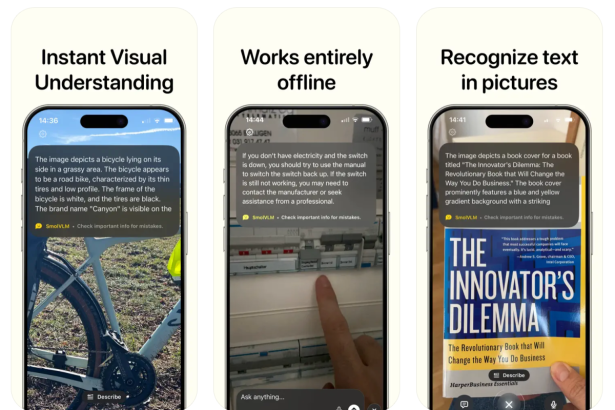 Hugging Face launcht HuggingSnap – eine Vision-KI, die offline läuft und Bilder direkt auf dem iPhone analysiert.